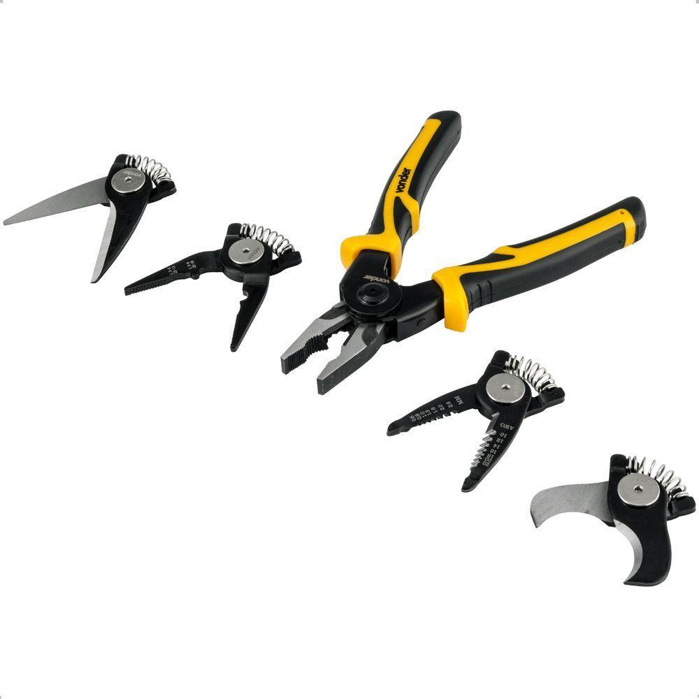 Alicate Multifunções Cabeças Intercambiáveis 5 Em 1 Vonder - 7