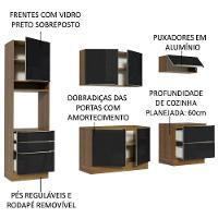 Cozinha Completa Madesa Armário e Balcão 6 Portas 5 Gavetas - 5