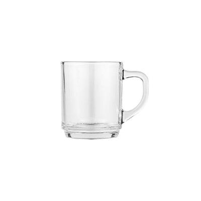 Caneca De Vidro Lisa 240 Ml Transparente