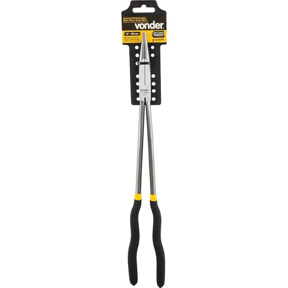 Alicate Bico Meia Cana 16'' Crv Reto Extra Longo Vonder - 4