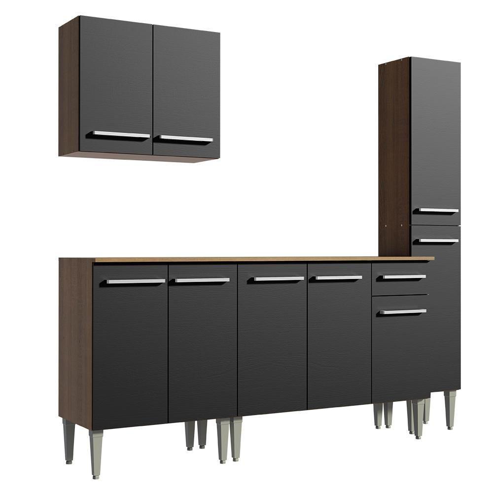 Cozinha Completa Emilly Sing com Balcão e Armário Madesa - 1