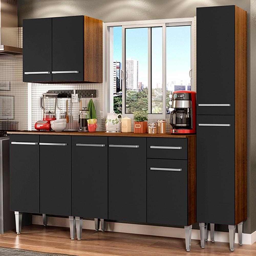 Cozinha Completa Emilly Sing com Balcão e Armário Madesa - 3