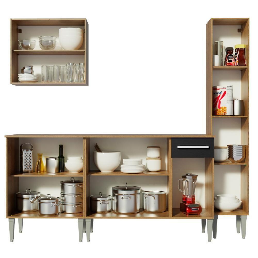 Cozinha Completa Emilly Sing com Balcão e Armário Madesa - 5