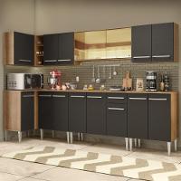 Cozinha Completa de Canto Emilly Mega Madesa - 1