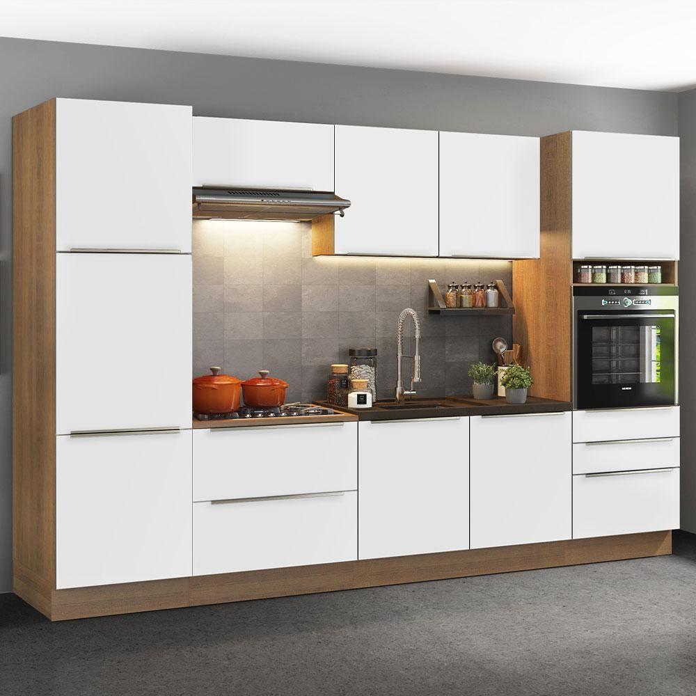 Cozinha Completa Lux Com Armário E Balcão 9 Portas 5 Gavetas - 7