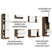 Cozinha Completa Lux Com Armário E Balcão 9 Portas 5 Gavetas - 6