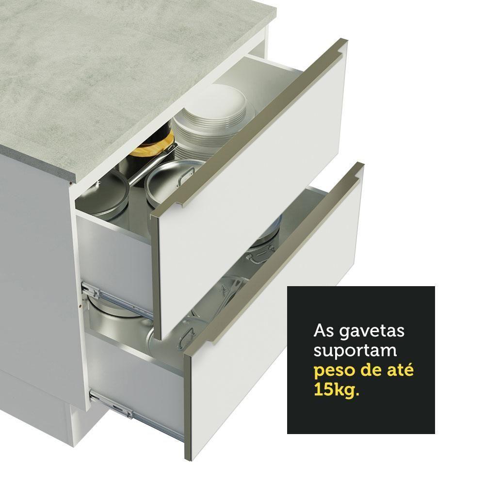 Cozinha Completa Lux Com Armário E Balcão 6 Portas 5 Gavetas - 3
