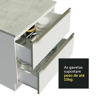 Cozinha Completa Lux Com Armário E Balcão 5 Portas 2 Gavetas - 7