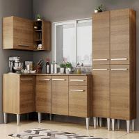Cozinha Completa de Canto Madesa Emilly Music Rustic - 3