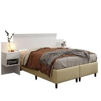 Cabeceira Extensiva Box Master 140-160 Cm 2 Mesas Cabeceira Branco - 3