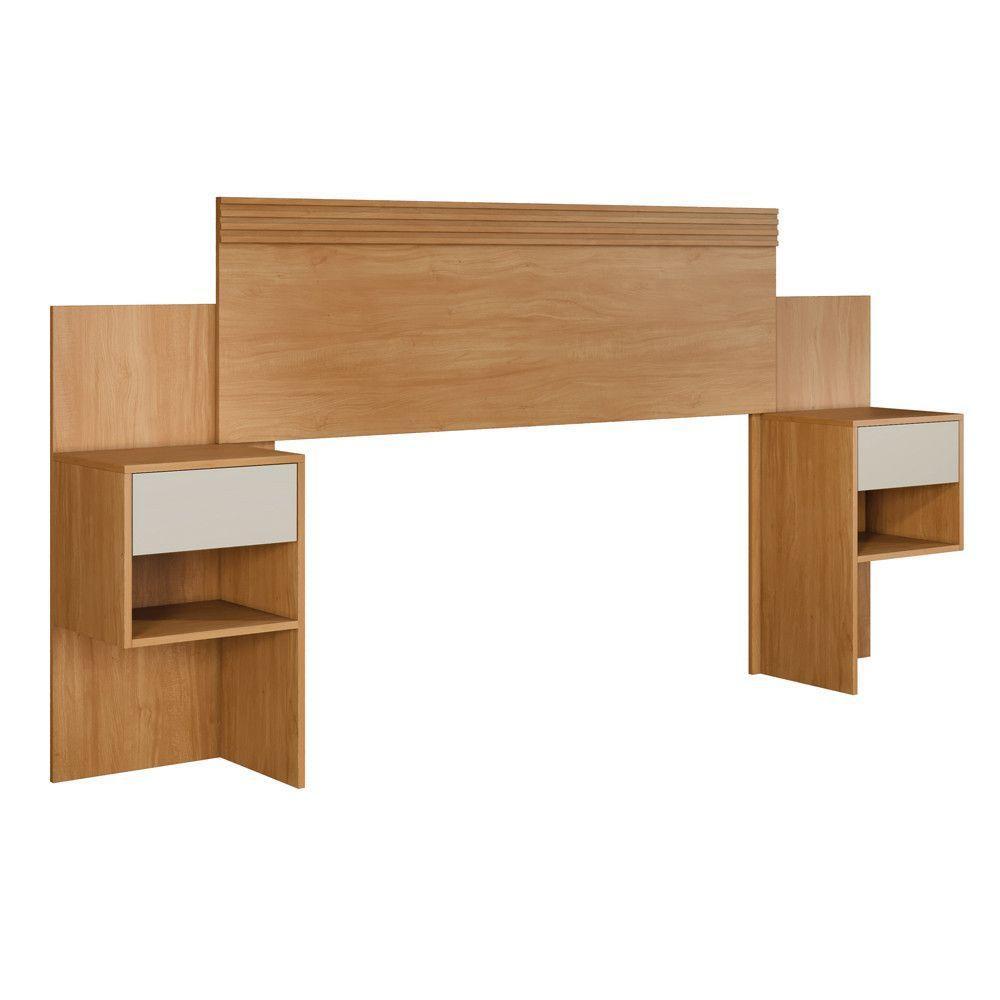Cabeceira Extensiva Box Master 140-160 Cm 2 Mesas Cabeceira Cinamomo Off - 1