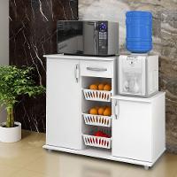 Armário/fruteira Com Espaço Para Forno E Bebedouro - Benetil Branco - 2