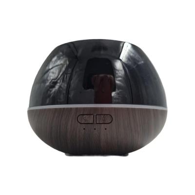 Difusor De Aromas Led Base De Madeira Marrom
