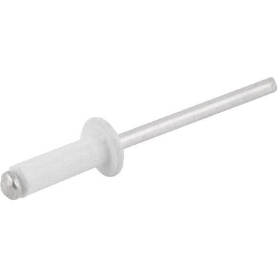 Rebite Alumínio Branco 3,2x16,0 Com 100 Peças - Nove54