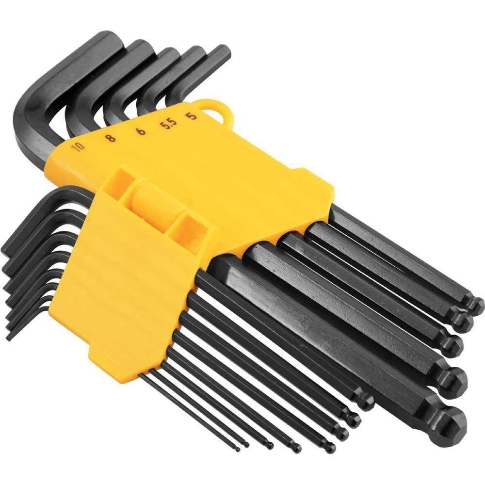 Jogo Chave Allen 1,27-10mm Crv Tipo L Longa Abaulada Com 13 Pecas Vonder - 6