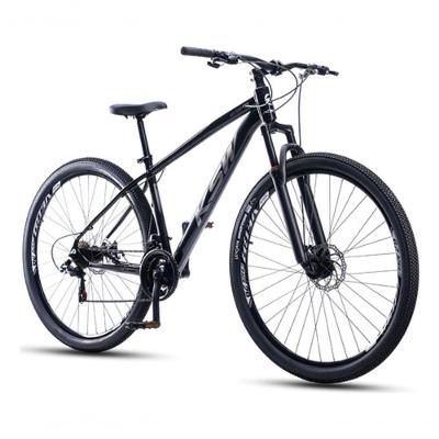 Bicicleta Aro 29 Ksw 27 Velocidades Alumínio Freio Disco Mtb Preto/prata 15