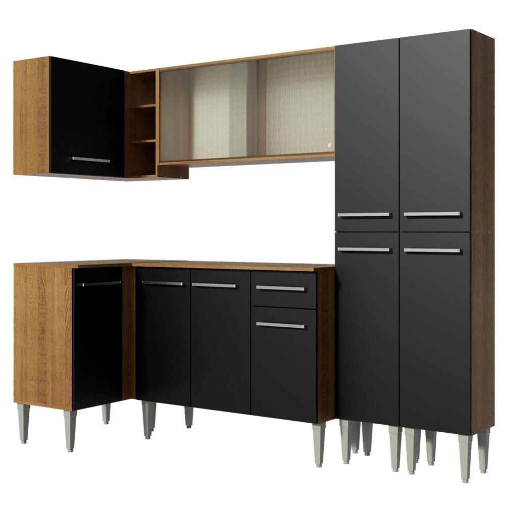 Cozinha Completa de Canto Emilly Madesa - 1