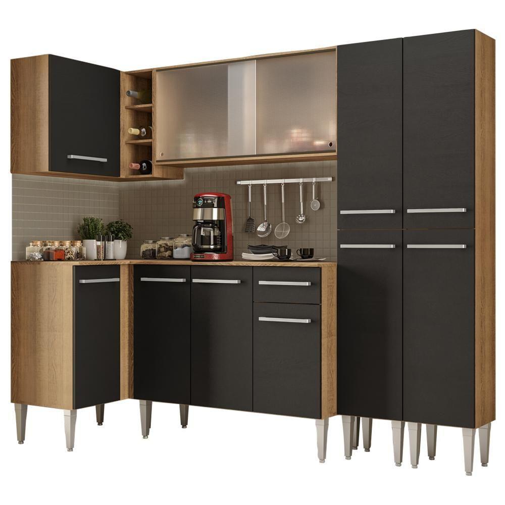 Cozinha Completa de Canto Emilly Madesa - 3