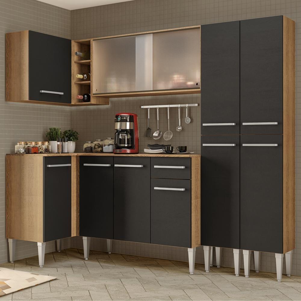 Cozinha Completa de Canto Emilly Madesa - 4