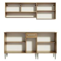 Cozinha Completa Emilly Dance com Balcão e Armário Madesa