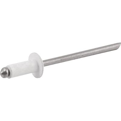 Rebite Alumínio Branco 3,2x12mm 312 Com 1000 Peças Vonder