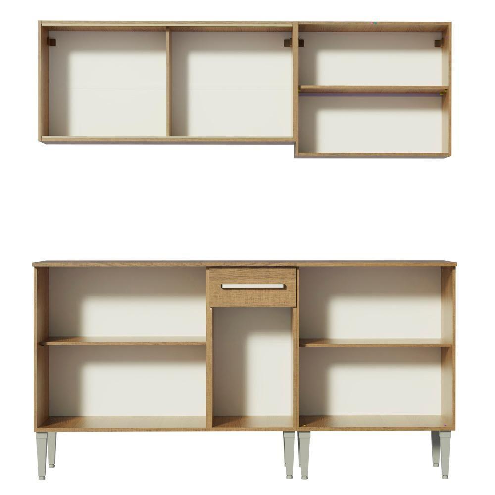 Cozinha Completa Emilly Box com Balcão e Armário Madesa - 3