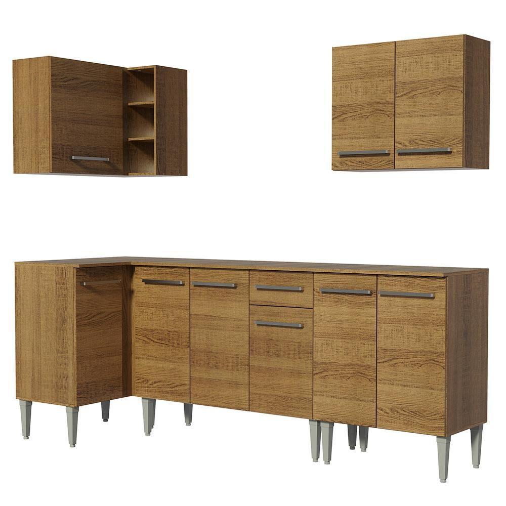 Cozinha Completa Emilly Open Armário e Balcão Madesa - 2