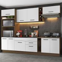 Cozinha Completa 290001 Com Armário E Balcão Rustic/branco - 1