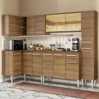 Cozinha Completa de Canto Madesa Emilly Wave Rustic - 1