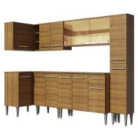 Cozinha Completa de Canto Madesa Emilly Wave Rustic - 2