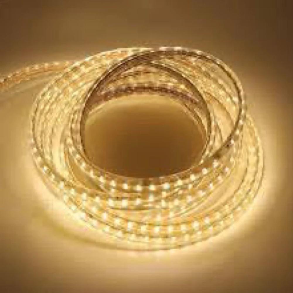 Espelho De Parede Orgânico Com Led Decorativo Amarelo - 2