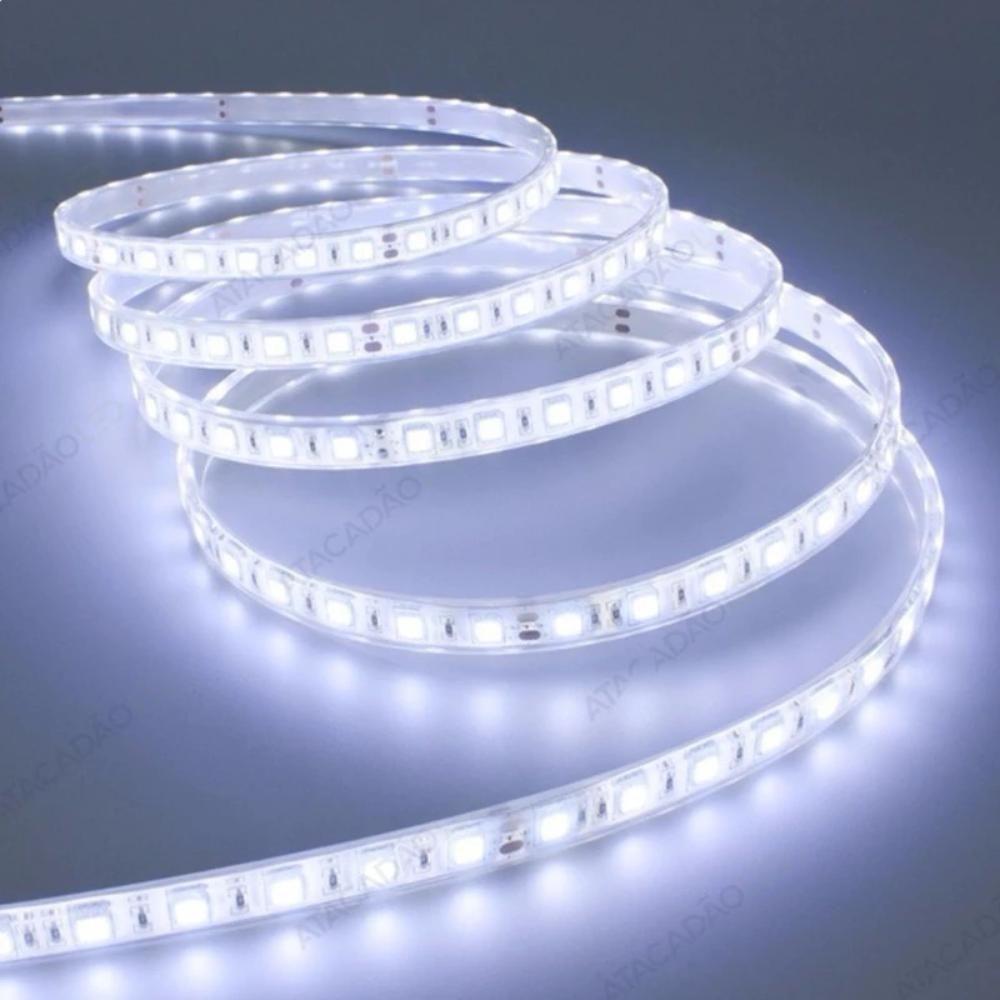 Espelho De Parede Orgânico Com Led Decorativo Branca - 3