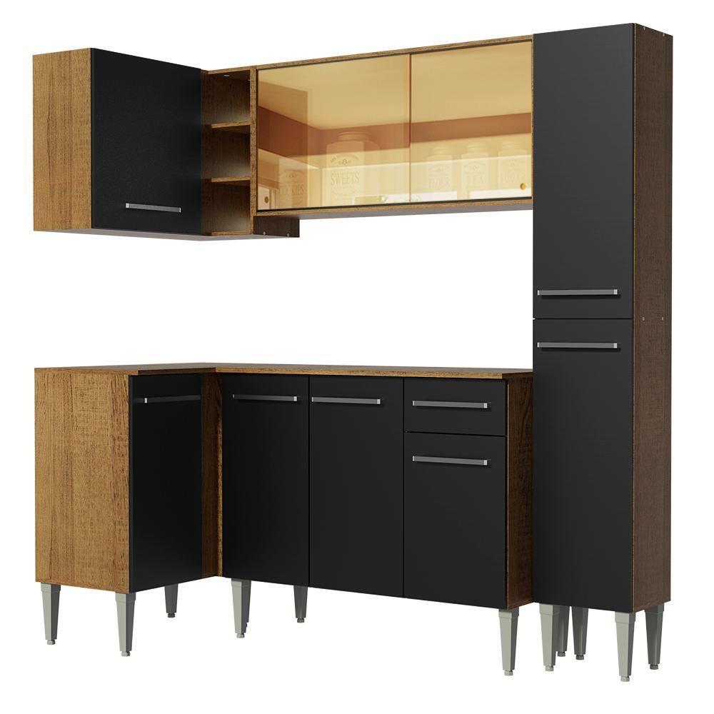 Cozinha Completa de Canto Emilly River Madesa - 2