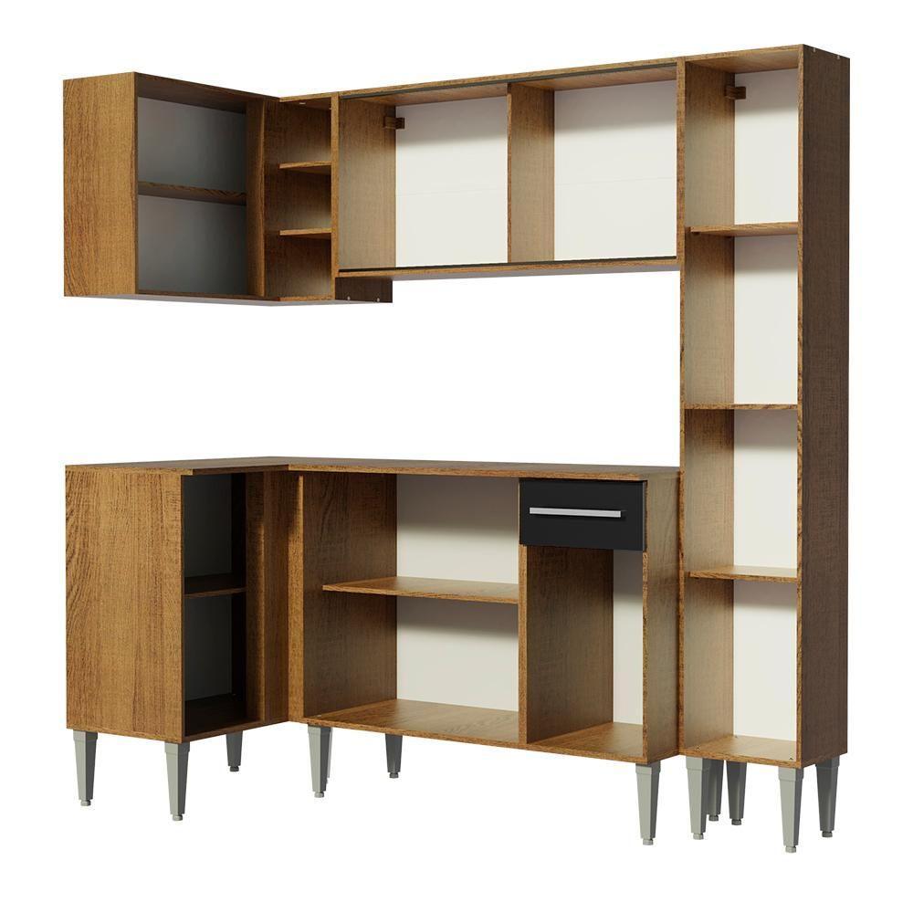 Cozinha Completa de Canto Emilly River Madesa - 3