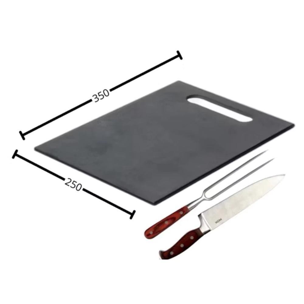 Tábua De Vidro Temperado Para Carne Legumes Resistente Fume - 3