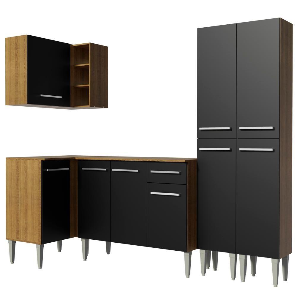 Cozinha Completa de Canto Emilly Music Madesa - 2