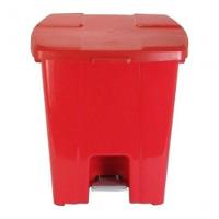 Kit Com 6 Lixeira Plástica 30 Litros Com Pedal