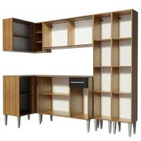 Cozinha Completa de Canto Emilly Line Madesa - 2