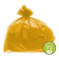 Saco De Lixo Super Leve 40 Litros Amarelo 100un - 1