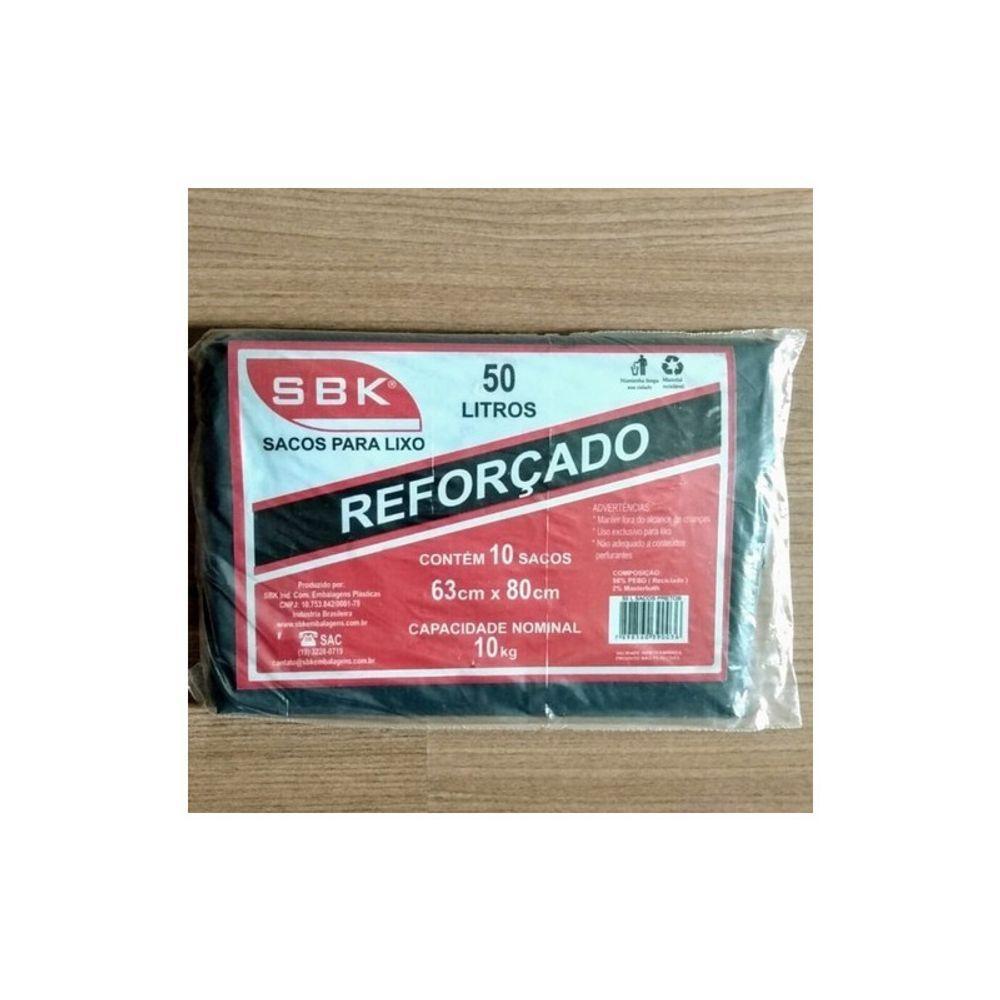 Saco De Lixo Preto 30litros Reforçado 100unidades - Abnt - 8