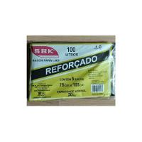 Saco De Lixo Preto 30litros Reforçado 100unidades - Abnt - 10