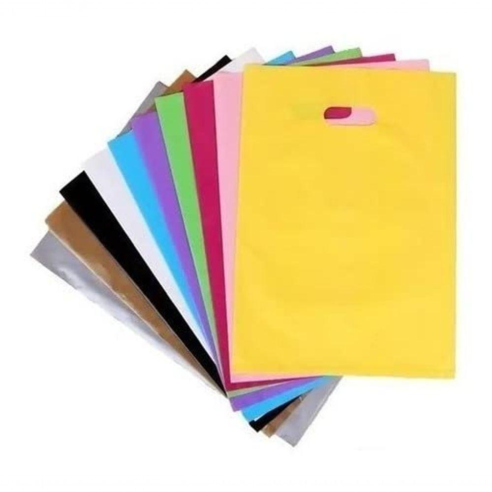Sacolas Plasticas 25x35 Alça Boca De Palhaço 1kg/85un. - 2