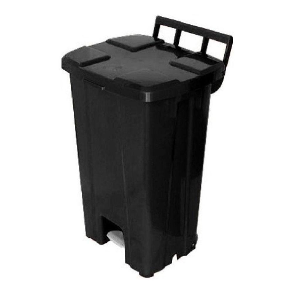 Cesto Lixeira Com Rodas E Pedal 100l Marca Jsn - 1