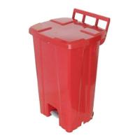 Cesto Lixeira Com Rodas E Pedal 100l Marca Jsn - 3