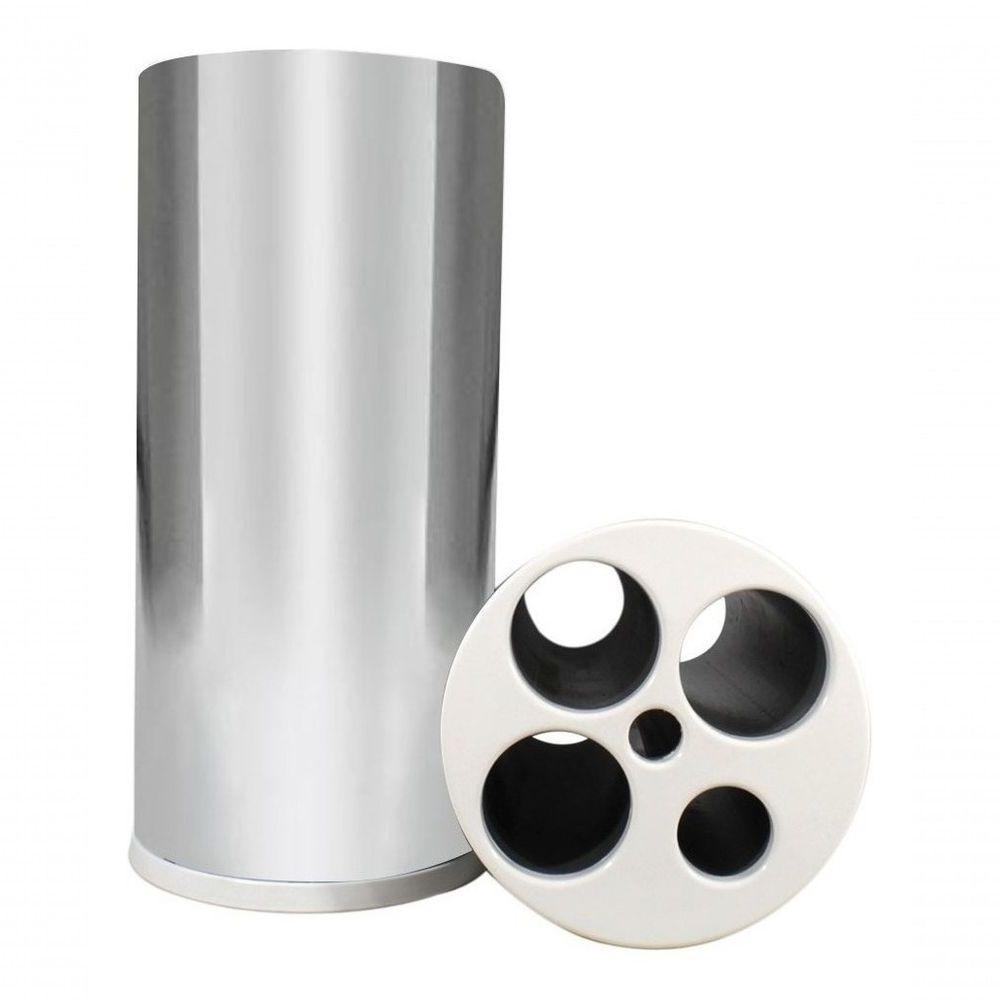 Lixeira Para Copos Descartáveis De água E Café Em Aço Inox - 3