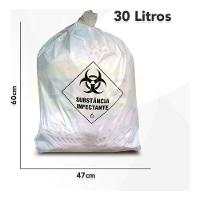 Saco De Lixo Infectante 6 Hospitalar Resíduo 30l Com 100un - 3