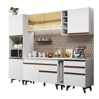Cozinha Completa Madesa Reims com Armário e Balcão - Branco - 10
