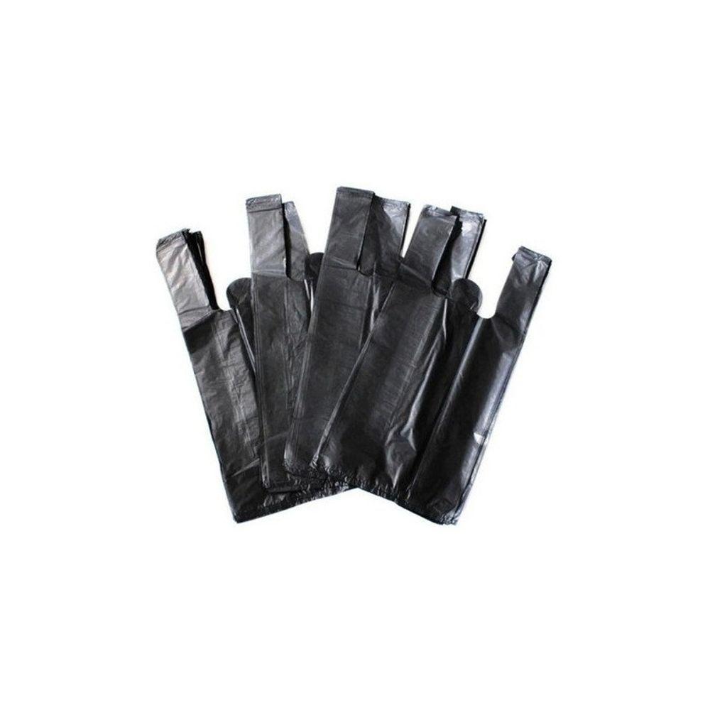 Sacola Plástica Reciclada Alça Reforçada Preta 30x40 Com - 2