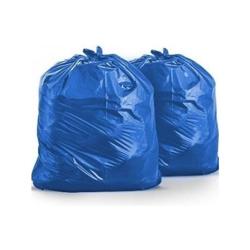 Saco De Lixo Azul 150 Litros Super Reforçado 100 Unidades. - 1