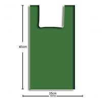 Sacola Plástica Reciclada Reforçada Verde Com 4kg Full - 8